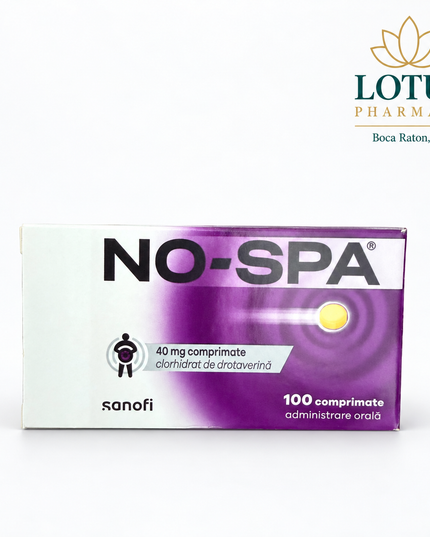 No-Spa is a widely used antispasmodic medication that helps relieve pain and discomfort caused by&nbsp;smooth muscle spasms. Its active ingredient, drotaverine, works by directly relaxing smooth muscles in internal organs without affecting the central nervous system.
