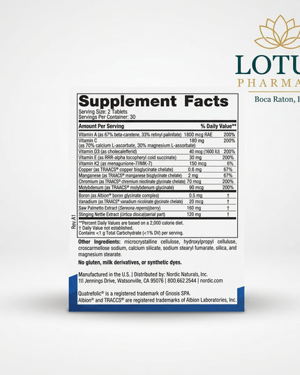 Nordic Naturals Men’s Multivitamin Extra Strength is a comprehensive daily multivitamin formulated specifically for adult men. It provides a broad spectrum of essential vitamins and minerals to support energy metabolism, immune function, cardiovascular health, muscle function, antioxidant protection, and overall daily wellness.

The formula is designed as a convenient once-daily nutritional foundation for men who want targeted support beyond diet alone.