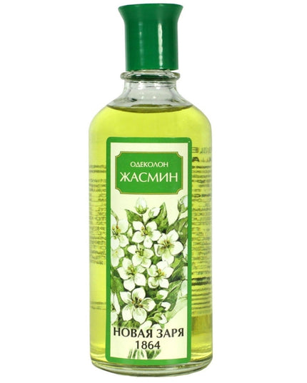 Novaya Zarya Jasmine Cologne (Одеколон «Жасмин» Новая Заря) is a classic floral fragrance centered around the distinctive aroma of jasmine flowers.