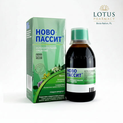 Novo-Passit® is a&nbsp;herbal medicinal product formulated to support the nervous system and emotional balance. It combines a blend of medicinal plant extracts with guaifenesin, helping reduce nervous tension, anxiety, irritability, and stress-related symptoms.

The solution is commonly used for functional nervous disorders and stress-induced conditions, and may be included as part of complex therapy under medical guidance.