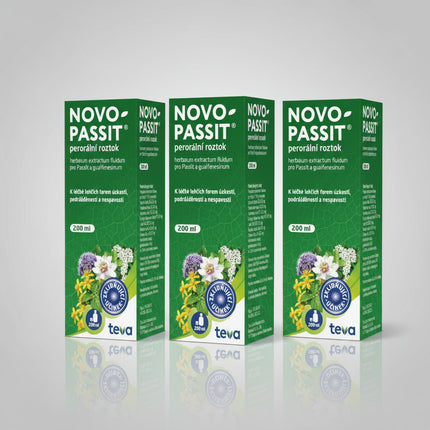 Novo-Passit® is a&nbsp;herbal medicinal product formulated to support the nervous system and emotional balance. It combines a blend of medicinal plant extracts with guaifenesin, helping reduce nervous tension, anxiety, irritability, and stress-related symptoms.

The solution is commonly used for functional nervous disorders and stress-induced conditions, and may be included as part of complex therapy under medical guidance.