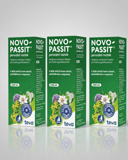 Novo-Passit® is a&nbsp;herbal medicinal product formulated to support the nervous system and emotional balance. It combines a blend of medicinal plant extracts with guaifenesin, helping reduce nervous tension, anxiety, irritability, and stress-related symptoms.

The solution is commonly used for functional nervous disorders and stress-induced conditions, and may be included as part of complex therapy under medical guidance.
