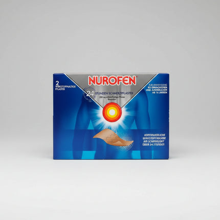 Nurofen® 24-Hour Pain Relief Patch 200 mg is a medicated patch containing 200 mg of ibuprofen for the short-term local treatment of pain associated with acute muscular strains and sprains.