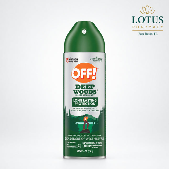 OFF! Deep Woods Insect Repellent Aerosol Spray – 6 oz