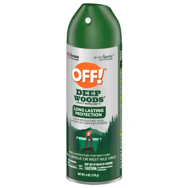 OFF! Deep Woods Insect Repellent Aerosol Spray – 6 oz
