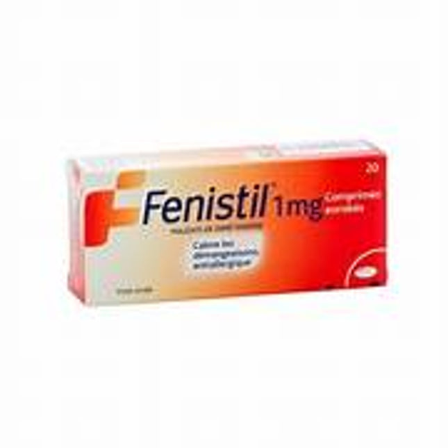 Fenistil tabs 1 mg, 20 ct