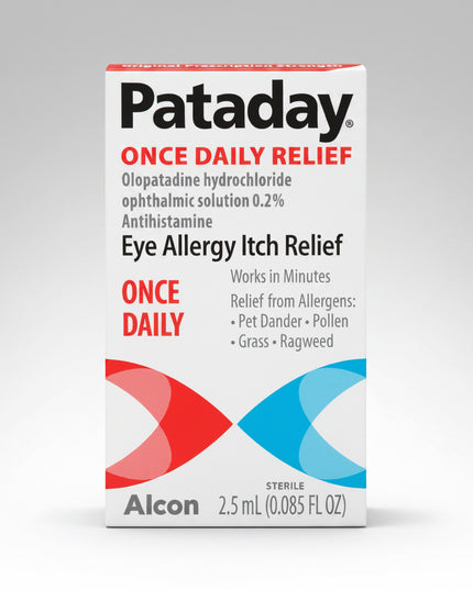 Olopatadine Hydrochloride 0.2% Eye Allergy Itch Relief Eye Drops – 2.5 mL
