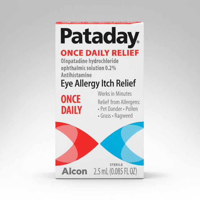 Olopatadine Hydrochloride 0.2% Eye Allergy Itch Relief Eye Drops – 2.5 mL