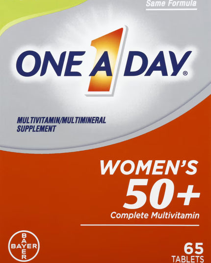 One A Day Women's 50+ Complete Multivitamin – 65 Tablets