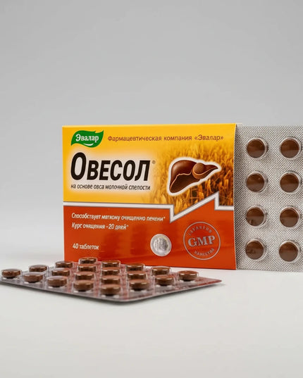 Ovesol is a plant-based herbal complex combining oat extract with botanicals traditionally used to support the liver and digestive system. Produced by Evalar with raw materials associated with the Altai region of Siberia, the formula is designed for gentle daily wellness and metabolic balance.
