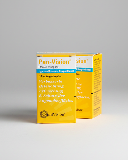 Pan-Vision Eye Drops are a sterile&nbsp;ophthalmic lubricating solution formulated with hypromellose and dexpanthenol, designed to help moisten, refresh, and protect the surface of the eye. They act as artificial tears to relieve common irritation and dryness of the eyes.