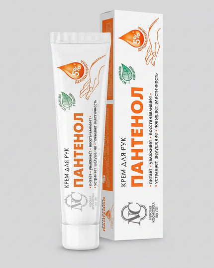 panthenol hand cream, nevsky cosmetics, provitamin b5 cream, moisturizing hand cream, dry hands treatment, hand moisturizer, sensitive skin hand cream, skin barrier support, nourishing hand cream, everyday hand care
