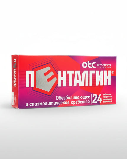 Pentalgin® Tablets are a multi-component analgesic formulated to provide fast and effective relief from various types of pain while helping reduce fever and inflammation. Its combination of paracetamol, naproxen, drotaverine, caffeine, and pheniramine works through multiple mechanisms to relieve pain, reduce muscle spasms, decrease inflammation, and improve overall comfort.
