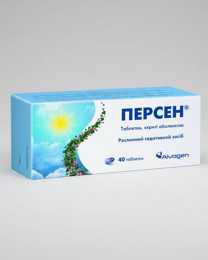 Persen is a herbal sedative and calming remedy formulated to support the nervous system during periods of stress, irritability, and mild sleep disturbances. It combines well-known medicinal plant extracts traditionally used to promote relaxation and emotional balance without causing dependence.