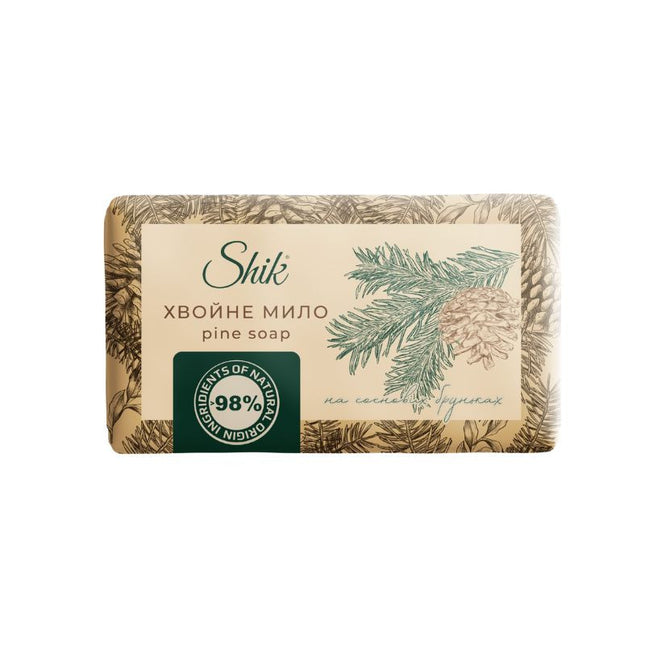 Pine Soap is a traditional cleansing bar enriched with pine (Pinus sylvestris) extract, known for its refreshing forest aroma and skin-conditioning properties. This richly lathering soap gently cleanses the skin while leaving it feeling fresh, clean, and comfortable.

Its pleasant pine scent makes it ideal for daily bathing, hand washing, sauna use, and travel. Suitable for most skin types and everyday family use.

Benefits & Indications
Gently cleanses hands and body
Refreshing natural pine forest fragranc