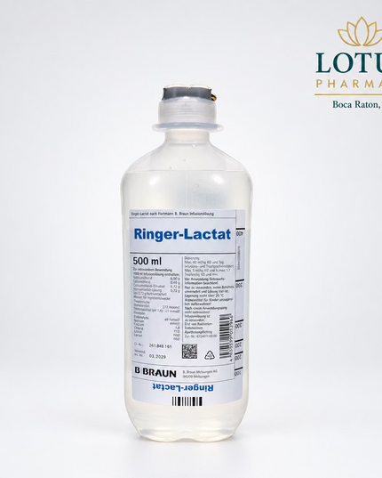 Plastic Container | Lactated Ringer’s IV Electrolyte Solution for Fluid & Electrolyte Replacement