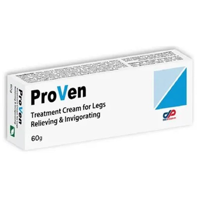 ProVen treatment cream box for legs on a white background