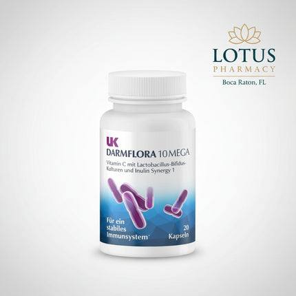 Probiotic Intestinal Flora Support Supplement
Supports healthy gut microbiome balance and digestive function while helping strengthen immune system support.