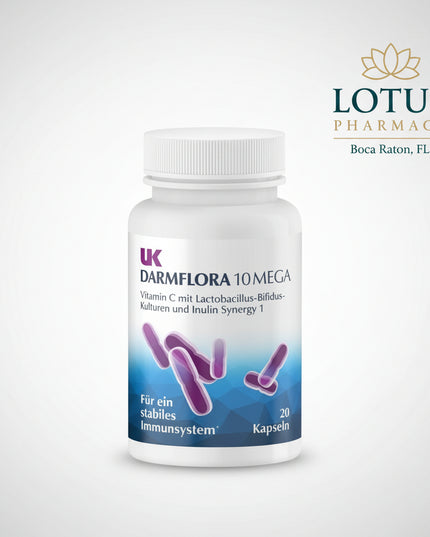 Probiotic Intestinal Flora Support Supplement
Supports healthy gut microbiome balance and digestive function while helping strengthen immune system support.