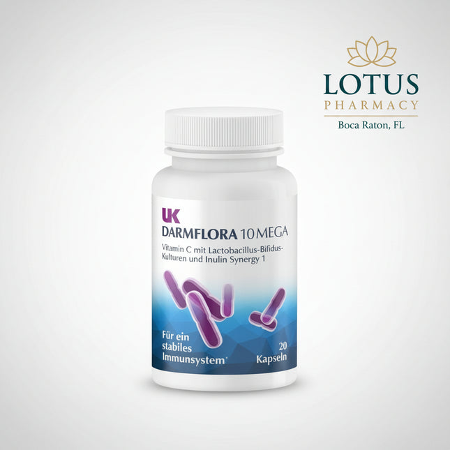 Probiotic Intestinal Flora Support Supplement
Supports healthy gut microbiome balance and digestive function while helping strengthen immune system support.