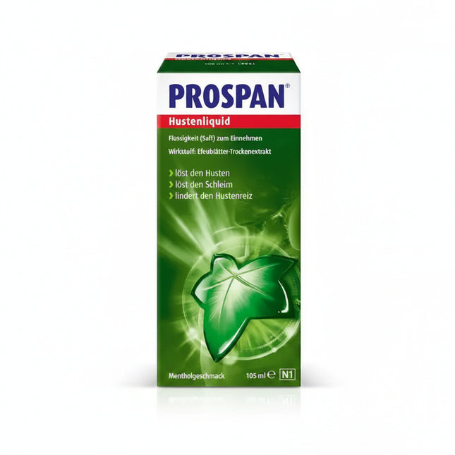 Prospan® Syrup is a herbal medicinal product used to help relieve cough and chest congestion associated with bronchitis, colds, and respiratory tract infections. It contains&nbsp;ivy leaf dry extract, a well-known plant ingredient that helps loosen mucus, soothe the airways, and support easier breathing.