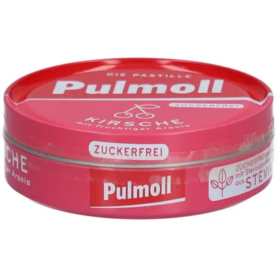 Pulmoll® Sugar-Free Pastilles are soothing herbal lozenges designed to help comfort the throat and support respiratory wellness. Made with a blend of plant extracts and a sugar-free formula, they provide gentle relief for the mouth and throat without added sugar.