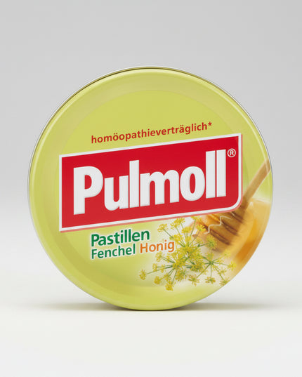 Pulmoll® Sugar-Free Pastilles are soothing herbal lozenges designed to help comfort the throat and support respiratory wellness. Made with a blend of plant extracts and a sugar-free formula, they provide gentle relief for the mouth and throat without added sugar.