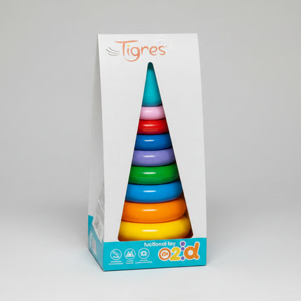"Pyramid" LUX is one of the best educational toys for your child. &nbsp;It consists of rings that are of different colors and sizes. &nbsp;Playing a pyramid teaches a young one to think logically, as well as introduces a baby to different sizes, and colors, and encourages them to learn count.