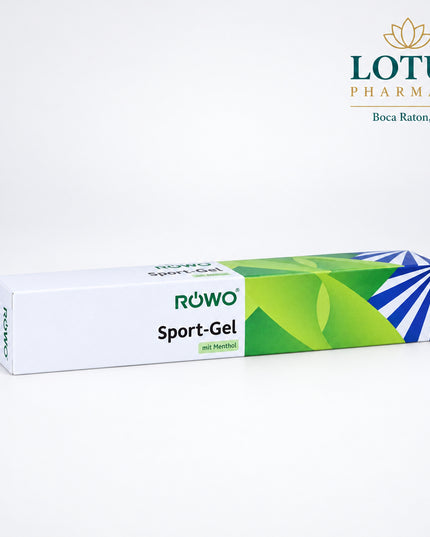 RÖWO Sport-Gel is a fast-absorbing German cooling gel formulated for tired muscles, sports-related discomfort, minor blunt injuries, and insect bites. It combines Japanese mint oil, arnica, echinacea, chamomile, witch hazel, and menthol to provide a refreshing cooling sensation and support topical comfort after physical activity.