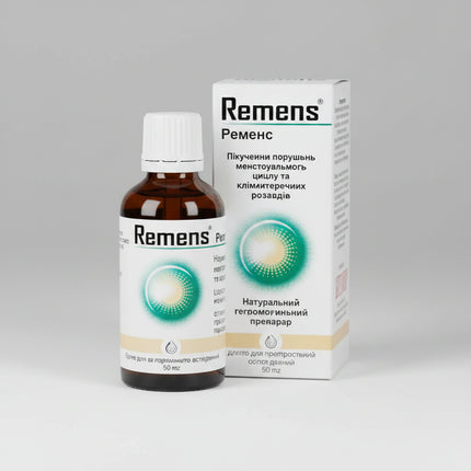 Remens is a&nbsp;homeopathic medicine designed to help support female reproductive and hormonal balance. It is commonly used as part of complex therapy for menstrual irregularities, premenstrual symptoms, painful menstruation, and menopausal changes. The formulation combines several natural plant- and animal-derived homeopathic substances that are traditionally associated with balancing the hypothalamic-pituitary-ovarian axis and supporting adaptive responses.