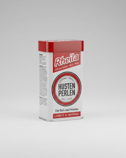 rheila hustenperlen, rheila cough pearls, licorice cough drops, german cough candy, menthol throat drops, throat soothing candy, voice support, licorice candy, cough pearls, throat care, european remedies, german pharmacy products, рейла пастилки от кашля, лакричные леденцы, средство для горла, пастилки с ментолом, caramelos para la garganta, caramelos de regaliz, gotas para la tos, cuidado de la garganta, remedios alemanes.