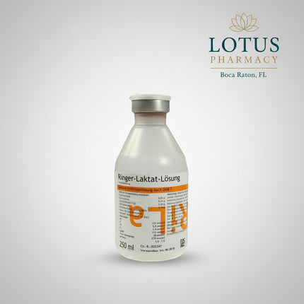 Ringer Lactate Solution (Ringer-Laktat-Lösung) is a sterile intravenous electrolyte solution formulated to replace fluids and essential electrolytes when medically indicated.

Also known as Lactated Ringer’s Solution, it typically contains sodium chloride, potassium chloride, calcium chloride, and sodium lactate in water for injection. Its electrolyte composition is designed to approximate key components of extracellular body fluid.
