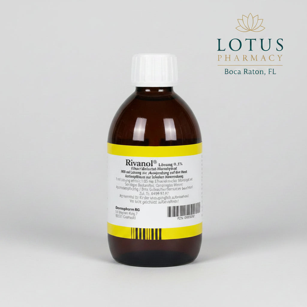 Rivanol Solution 0.1%, 100-300 ml – Lotus Pharmacy & Kids Boutique