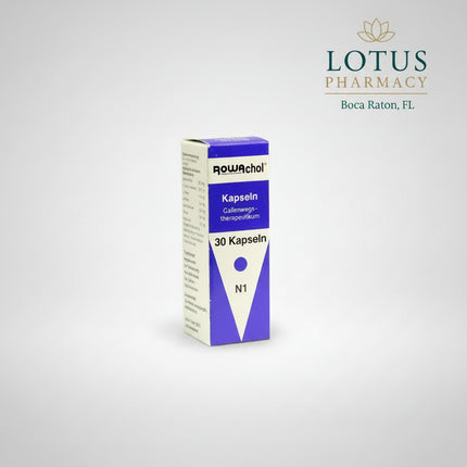 Rowachol® Soft Capsules are a medicinal product formulated with a combination of naturally derived terpenes in olive oil for the treatment of gallbladder and biliary tract disorders, particularly conditions associated with gallstones and impaired bile flow.

Rowachol promotes bile production and bile flow (choleretic action) and helps relax spasms of the biliary tract. It is used in the management of gallstones (cholelithiasis) and associated biliary discomfort, and may help facilitate the dissolution or pa
