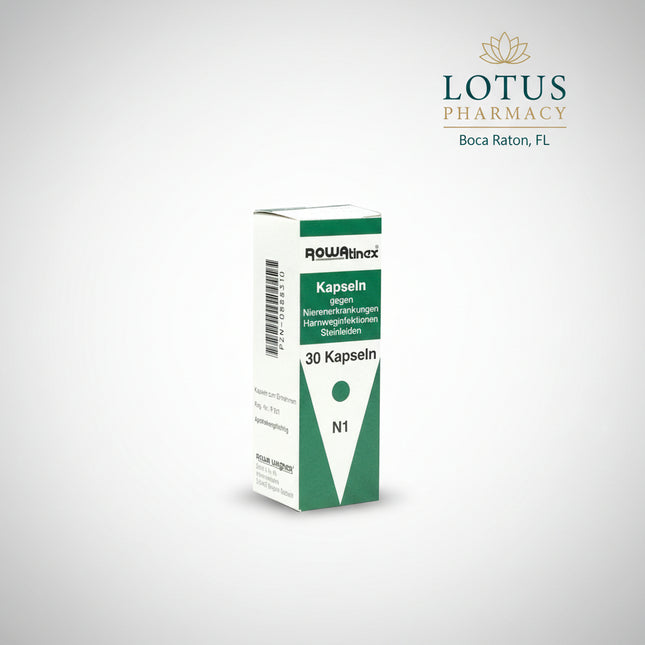 Rowatinex® Soft Capsules are a urological medicinal product formulated with a combination of naturally derived terpenes in olive oil. Rowatinex is used in the management of kidney and urinary tract stones (urolithiasis) and associated urinary tract spasms and renal colic.