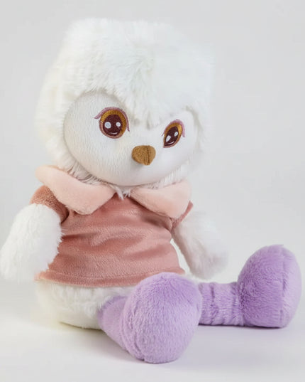 Rozzy, the sweetest little owlet who loves cozy hugs and quiet bedtime snuggles.
Soft, friendly, and full of charm, this plush owl encourages imagination, comfort, and gentle play — a perfect first forest friend for your little one