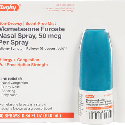 Rugby, Rugby Mometasone Furoate, Mometasone Nasal Spray, Mometasone Furoate, Nasal Allergy Spray, Allergy Relief, Allergic Rhinitis, Hay Fever, Nasal Congestion Relief, Runny Nose Relief, Sneezing Relief, Itchy Nose Relief, Corticosteroid Nasal Spray, Glucocorticoid Nasal Spray, Non Drowsy Allergy Relief, Scent Free Mist, Nasonex Alternative, Seasonal Allergies, Indoor Allergies, Respiratory Health, Регби, Мометазон, Мометазон Спрей Для Носа, Назальный Спрей От Аллергии, Аллергический Ринит, Поллиноз, Залож