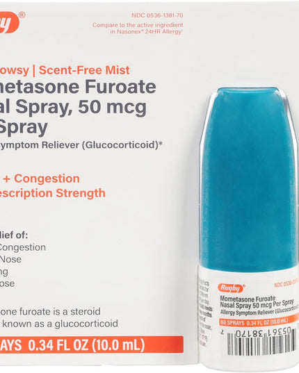 Rugby, Rugby Mometasone Furoate, Mometasone Nasal Spray, Mometasone Furoate, Nasal Allergy Spray, Allergy Relief, Allergic Rhinitis, Hay Fever, Nasal Congestion Relief, Runny Nose Relief, Sneezing Relief, Itchy Nose Relief, Corticosteroid Nasal Spray, Glucocorticoid Nasal Spray, Non Drowsy Allergy Relief, Scent Free Mist, Nasonex Alternative, Seasonal Allergies, Indoor Allergies, Respiratory Health, Регби, Мометазон, Мометазон Спрей Для Носа, Назальный Спрей От Аллергии, Аллергический Ринит, Поллиноз, Залож