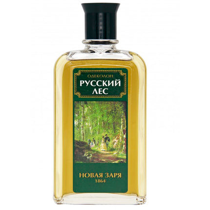 Russian Forest Eau de Cologne for Men (Русский Лес) by Novaya Zarya (Новая Заря) is a classic men’s fragrance inspired by the freshness, greenery, and woody character of a forest landscape.

