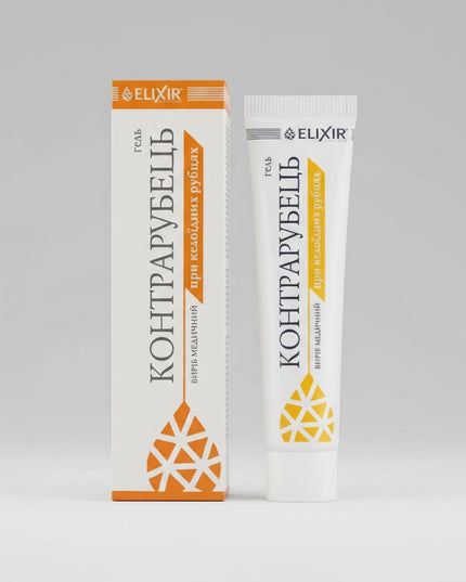 Contrarubets® Scar Removal Gel is a specialized topical gel formulated to improve the appearance, texture, and flexibility of scars and stretch marks. Its advanced formula combines onion extract, allantoin, and heparin to help soften scar tissue, improve skin hydration, reduce redness and itching, and support the skin's natural regeneration process.