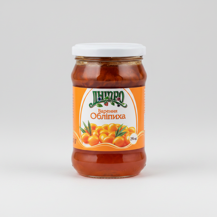 dnipro sea buckthorn preserve, dnipro sea buckthorn jam, dnipro jam, sea buckthorn preserve, sea buckthorn jam, sea buckthorn berries, sea buckthorn fruit spread, sea buckthorn spread, sea buckthorn 395 g, fruit preserve, fruit jam, berry preserve, berry jam, european jam, eastern european food, eastern european preserves, jam for tea, fruit spread, sweet tart preserve, european food, mermelada de espino amarillo, conserva de espino amarillo, espino amarillo, mermelada de frutas, conserva de frutas, mermela