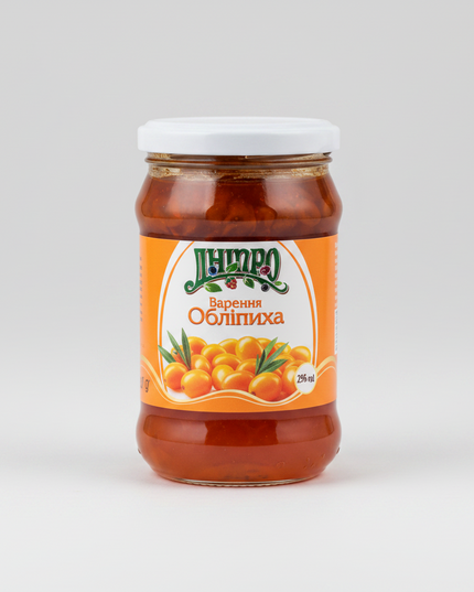 dnipro sea buckthorn preserve, dnipro sea buckthorn jam, dnipro jam, sea buckthorn preserve, sea buckthorn jam, sea buckthorn berries, sea buckthorn fruit spread, sea buckthorn spread, sea buckthorn 395 g, fruit preserve, fruit jam, berry preserve, berry jam, european jam, eastern european food, eastern european preserves, jam for tea, fruit spread, sweet tart preserve, european food, mermelada de espino amarillo, conserva de espino amarillo, espino amarillo, mermelada de frutas, conserva de frutas, mermela