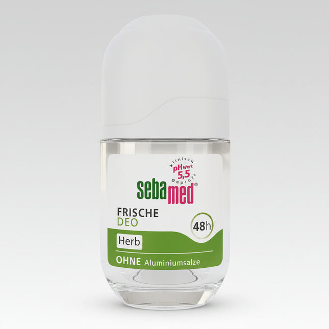 SebaMed 48h Deo Roll-On is a skin-friendly deodorant designed to provide reliable, long-lasting odor protection while respecting the skin’s natural balance. Its effective formula contains sustainably sourced bisabolol, known for its soothing properties, making it suitable even for sensitive skin.

With a pH value of 5.5, this deodorant helps strengthen the skin’s natural protective barrier and inhibits the growth of odor-causing bacteria, ensuring a fresh and comfortable feeling throughout the day—without b