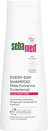 Sebamed Every-Day Shampoo is a gentle, dermatologically tested daily cleansing shampoo designed for sensitive scalps.
Formulated with a pH 5.5 balance, it helps maintain the scalp’s natural protective barrier while leaving hair soft, shiny, and lightweight.
