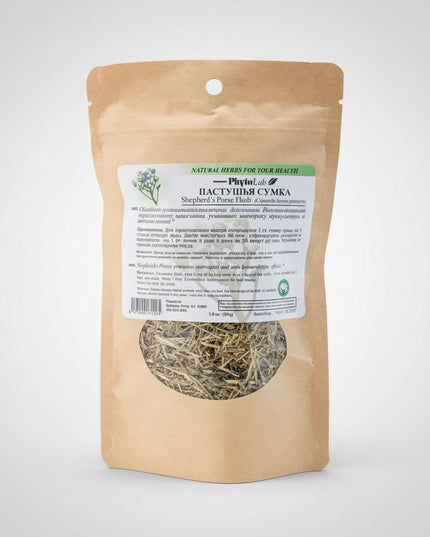 Shepherd’s Purse Herb is a traditional loose herbal tea made from Capsella bursa-pastoris, widely used in European herbal practice for its astringent, circulatory, and hemostatic properties. It has a long history of use for supporting bleeding control, digestive balance, and urinary tract health.