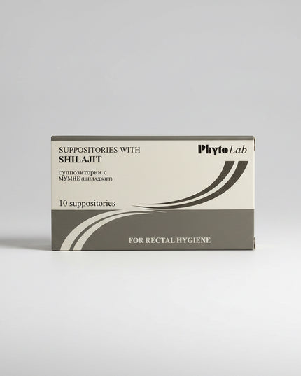 Shilajit Suppositories are a natural wellness product formulated with Shilajit, a traditional botanical resin rich in fulvic acids and trace minerals, incorporated into a suppository base for rectal hygiene and comfort support. Suppositories provide direct mucosal absorption and are used as part of a supportive wellness approach.
