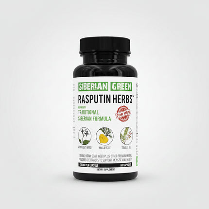Siberian Green® Rasputin Herbs is a herbal dietary supplement inspired by traditional Siberian herbal practices. It features a carefully selected blend of plant-based ingredients designed to complement your daily wellness routine and support overall health as part of a balanced lifestyle.