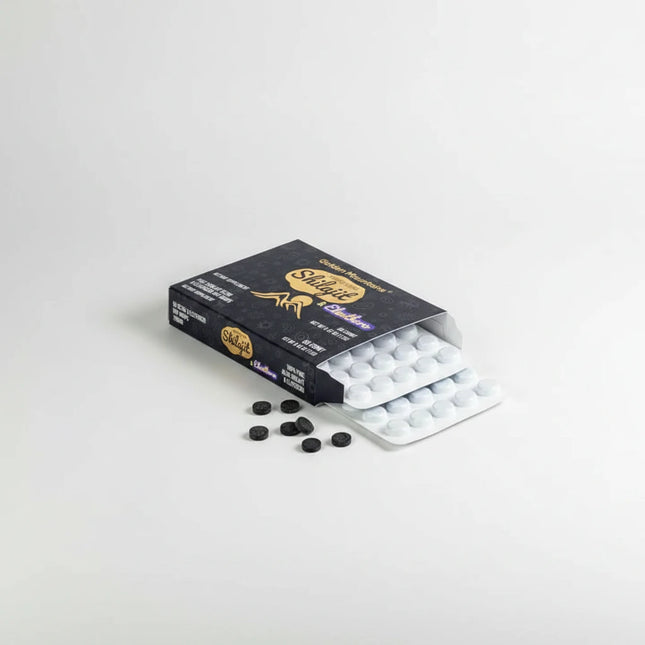 Siberian Green Shilajit Dry Drops are formulated to help support natural vitality, endurance, and overall wellness. Sourced from the Altai Mountains, this supplement combines purified shilajit with Eleuthero root extract (Siberian ginseng), an adaptogenic plant traditionally used to help the body cope with physical and mental stress.