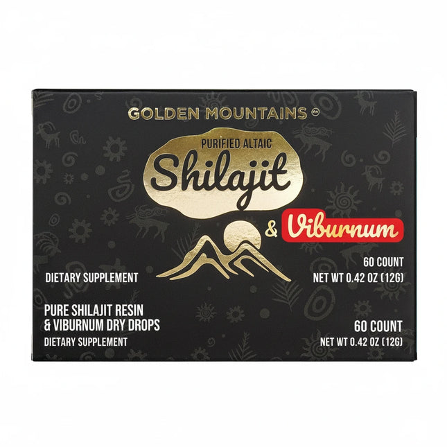 Siberian Green Shilajit Dry Drops with Viburnum (Kalina) Berries Extract combine&nbsp;pure Altai shilajit resin with a powerful traditional Siberian berry extract to support energy, immunity, digestion, and overall vitality. Sourced from the pristine Golden Mountains of Altai, this premium formula delivers fulvic acid, trace minerals, and antioxidants in a clean, convenient dry tablet form.
