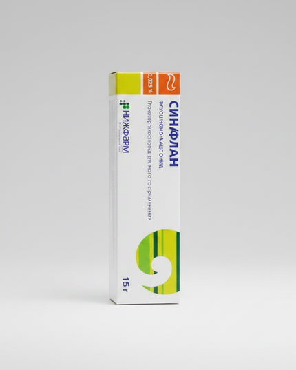 Sinaflan® Ointment is a&nbsp;topical glucocorticosteroid medication containing fluocinolone acetonide used to help reduce inflammation, itching, redness, and allergic skin reactions. It is commonly utilized in dermatology for inflammatory and allergic skin conditions that respond to topical corticosteroids.